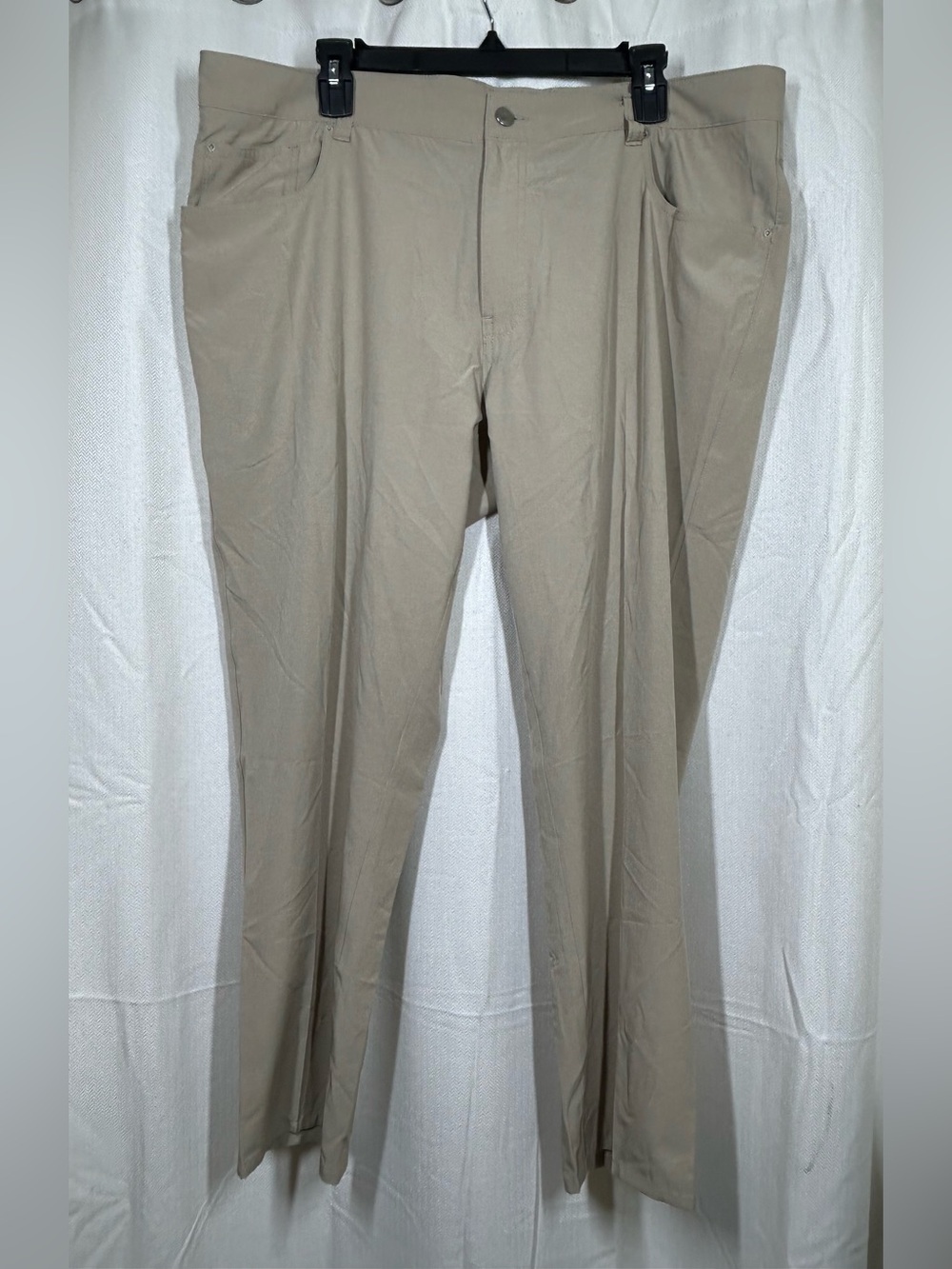 Peter Millar Performance Trousers Golf Pants Size 40 X 32 Khaki